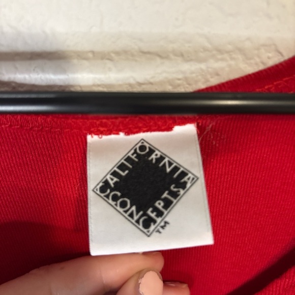 Vintage Red and Black Sleeveless Dress 10 - Picture 3 of 6